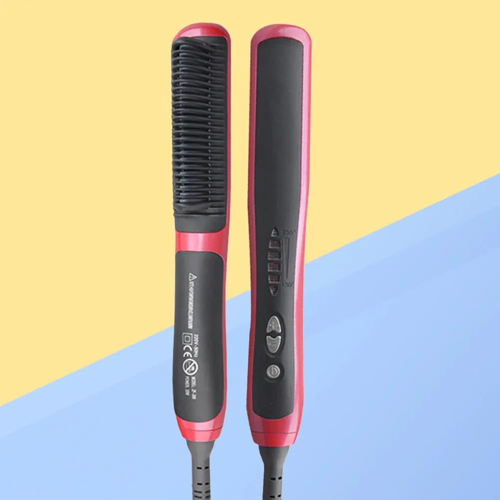Piastra per Capelli e Ferro Arricciacapelli con Temperatura Regolabile, Strumento Elettrico in Ceramica per Acconciature, Cavo Rotante per Uso Professionale e Domestico, EU