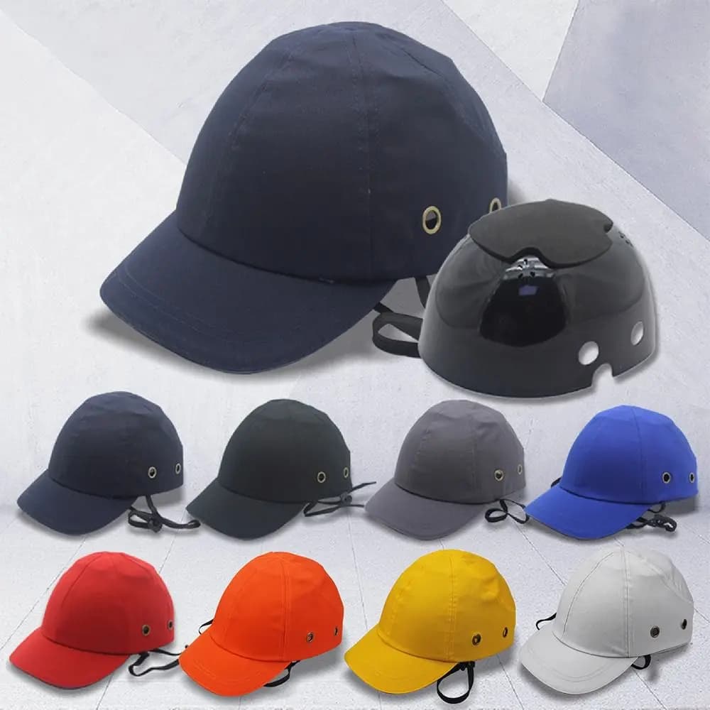 Durevole berretto antiurto multicolore ABS leggero anti-collisione cappello da baseball protezione della testa sicurezza sul lavoro guscio interno rigido cappello sportivo