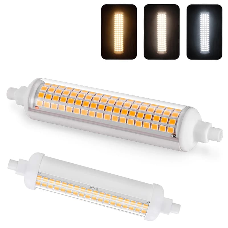 2 Pz Ultra Luminoso 20 W R7s 118mm J118 LED Lampadine di Inondazione In Ceramica 110 V 220 V 85-265 V Freddo Bianco Caldo Sostituire 200 W Lampade Alogene