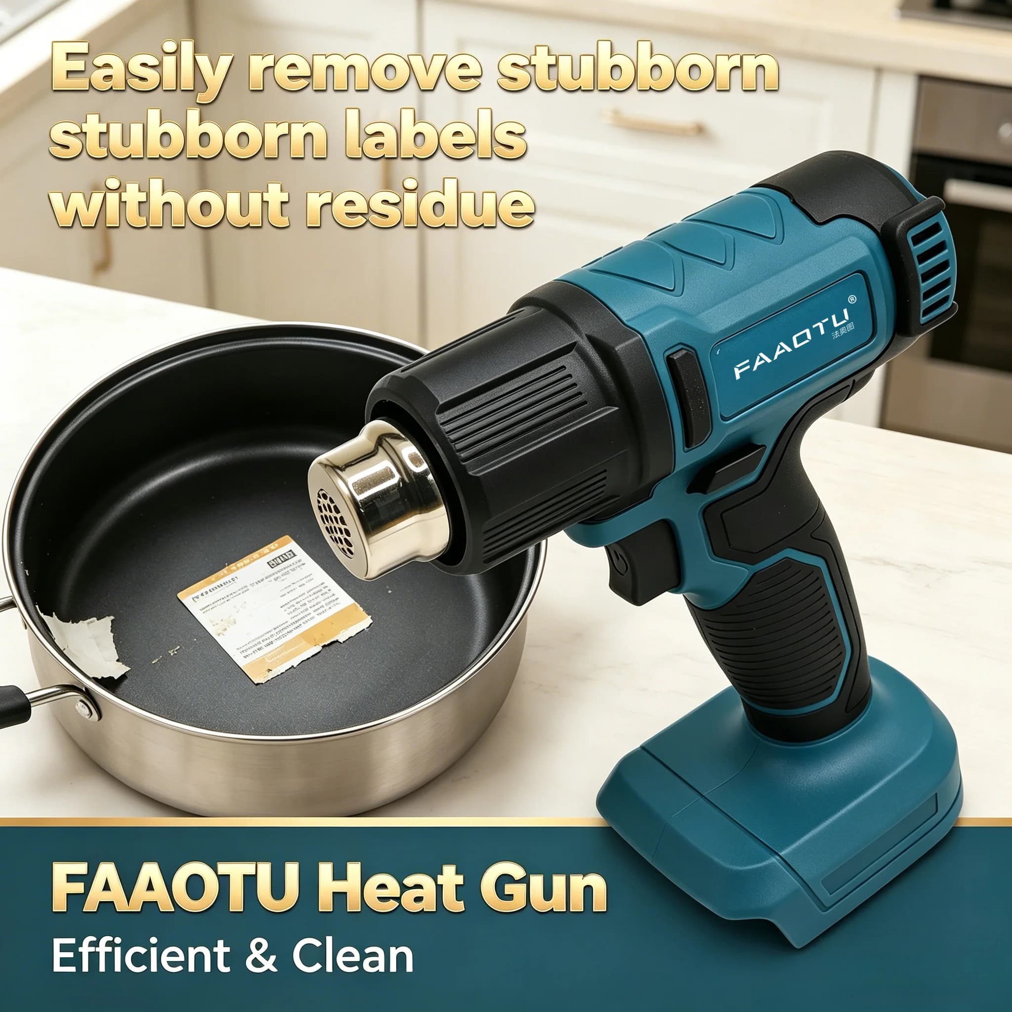 FAAOTU Battery Powered Heat Gun, Same Performance as MT, DIY & Industrial Use Suitable for MT batteries NO battery