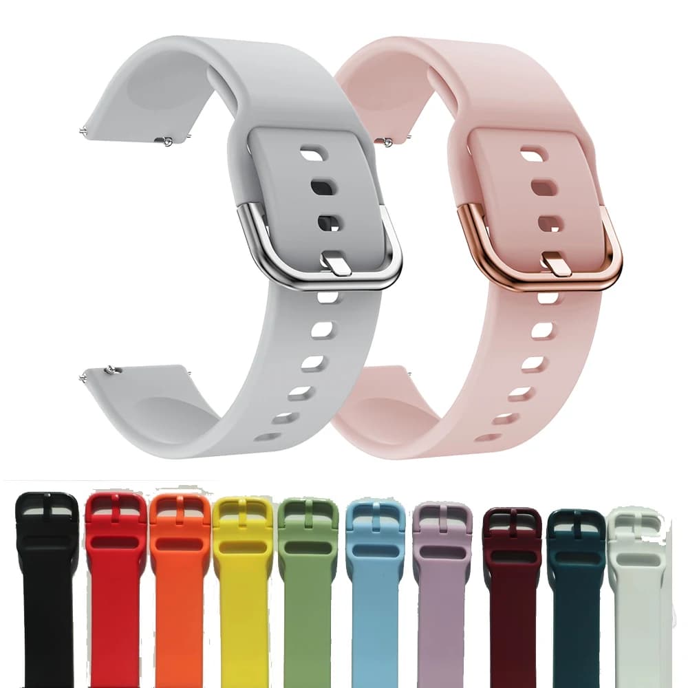 Cinturino in silicone da 20mm per Huami Amazfit GTS 4/2 Mini GTS 3 2e Smart Watch Band per Huami Amazfit Bip 3/Bip U Pro Accessori cinturini