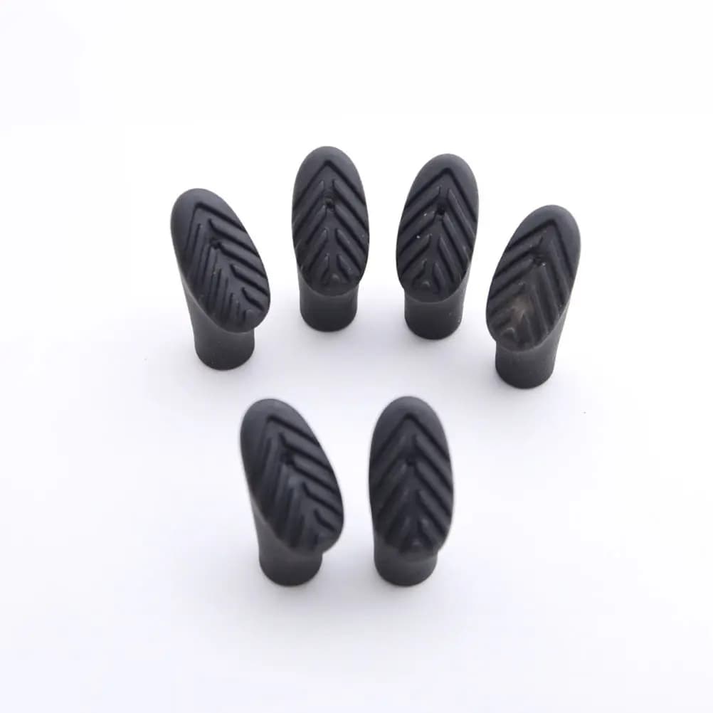 3Pcs Trekking Pole Tip Protectors Universal Anti-Slip Rubber Cover Long-Lasting Hiking Pole Cover Rugged Crutch Foot Pads