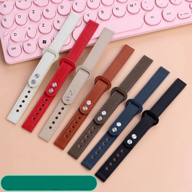 Cinturino in vera pelle per il nuovo orologio Garmin Lily 2 Girls 14mm Lily2 Stile Instagram Catena per orologi in pelle di vacchetta con fibbia ad anello alla moda