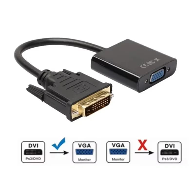 Cavo adattatore video compatibile da HDMI a DVI-I 24+5, cavo adattatore video da maschio a femmina o cavo per PC, HDTV, DVD, LCD