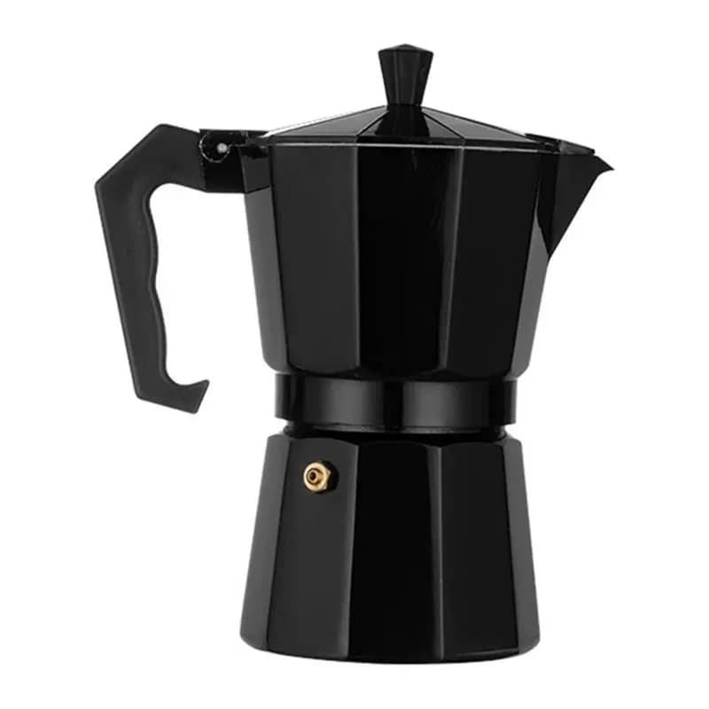 A005-300Ml Caffettiera Moka Portatile, Macchina per Espresso in Alluminio, Caffettiera A
