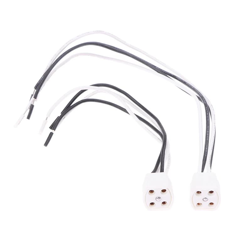 15/25cm Long Cable G10Q Lamp Holder with 4-pin Ring Lamp Plugs & UV Light Base