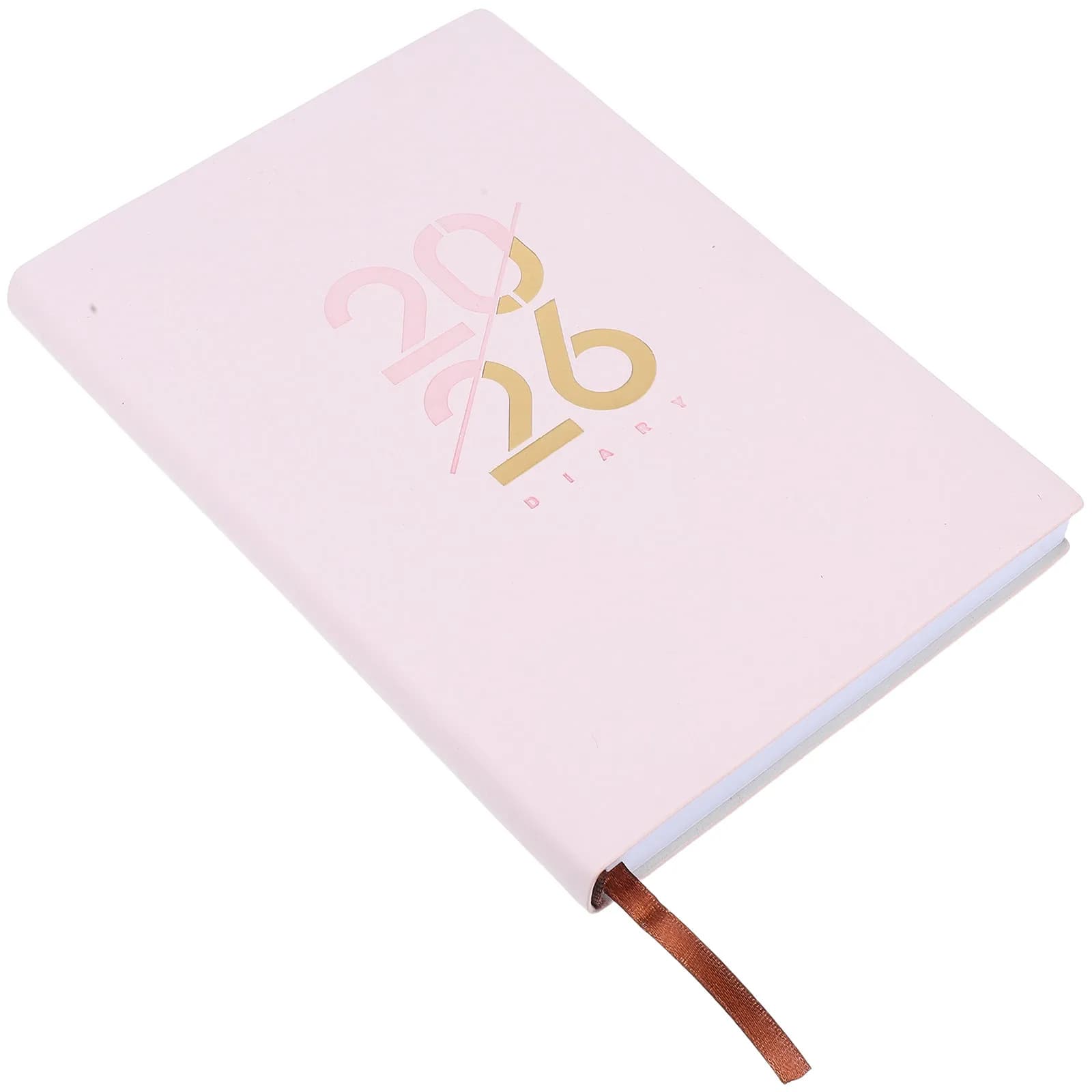 Agenda Giornaliera A5 2026 Elegante in Ecopelle, Organizer per Gestione Compiti e Riunioni, Diario