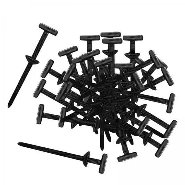 Fascette stringicavo in nylon nere con fissaggio a pressione, auto-bloccanti, versatile fascetta di fissaggio per auto, garage e uso domestico