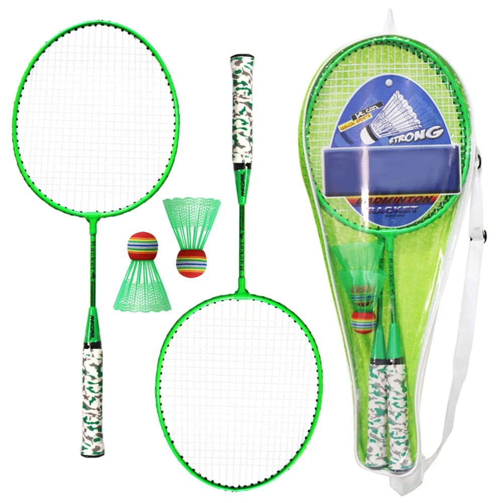 1 pair of badminton rackets with balls Badminton set for 2 players for children Sports game for indoors and outdoors