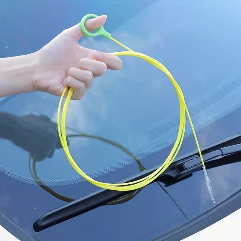 230 centimetri Auto Scarico Draga Pulizia Scrub Spazzola Auto Tetto Apribile Tubi Lunghi Dettagli Strumento di Pulizia Spazzola di Pulizia A Spirale Pulitore di Scarico