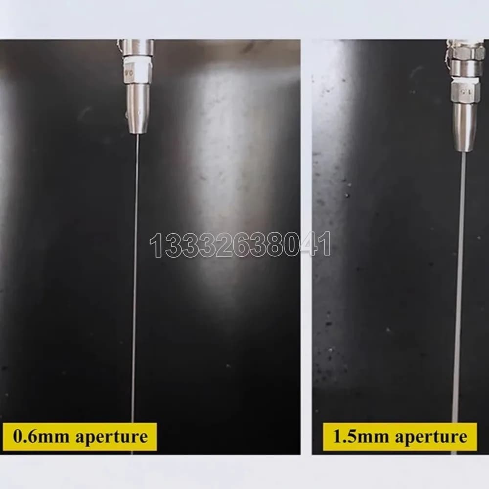 Ugello Lineare a Colonna di Acqua in Acciaio Inossidabile con Rubino per Taglio Carta in Cartiere