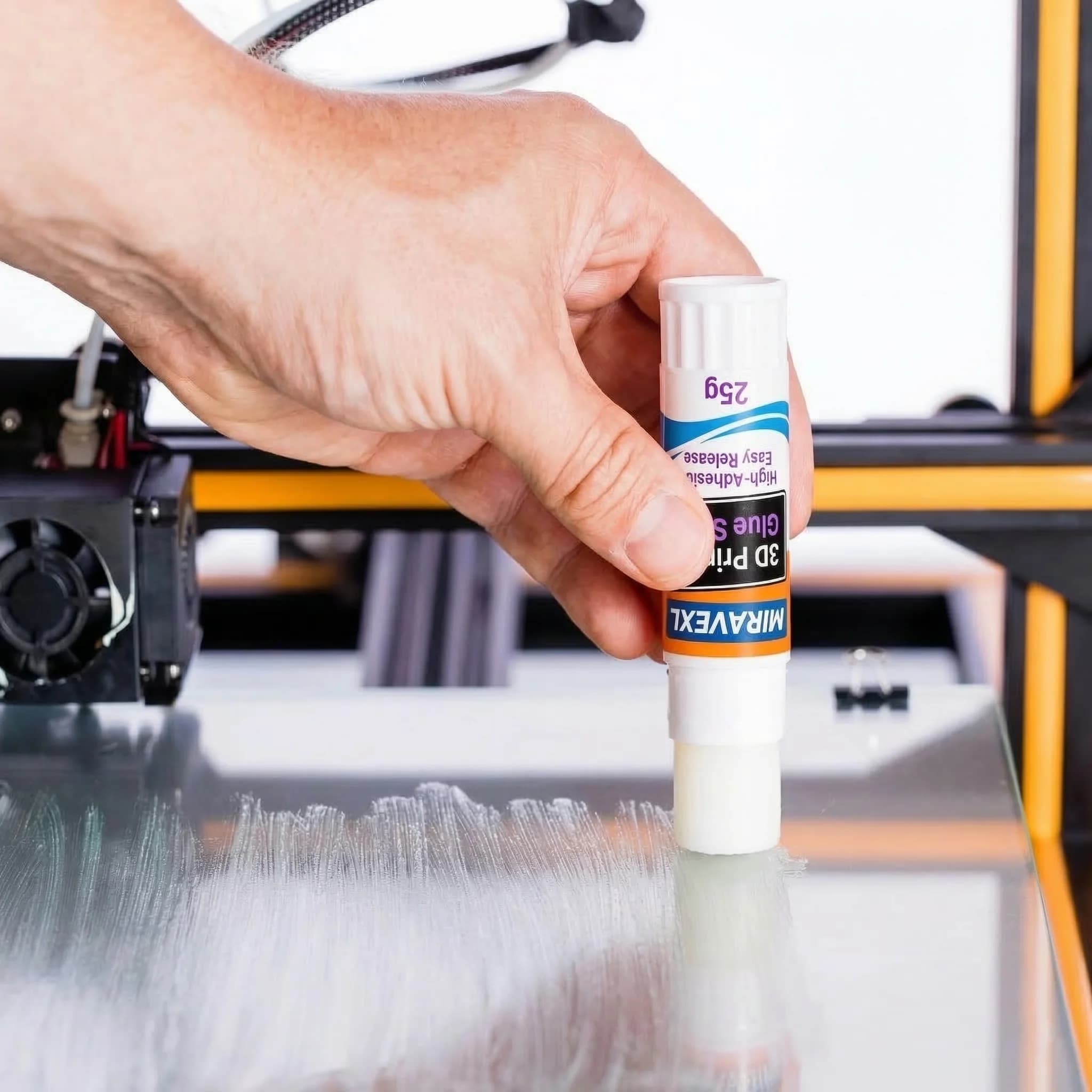 MIRAVEXL 3D Printing Sticker, Anti-Deformation Strong Collar for PLA, ABS, PETG, TPU