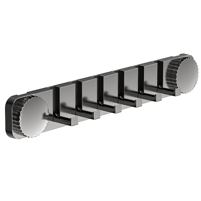 2 Ganci Appendiabiti da Porta - Potenti Ganci con Ventosa per Installazione in Bagno/Cucina/Ingresso, Utili per l'Organizzazione