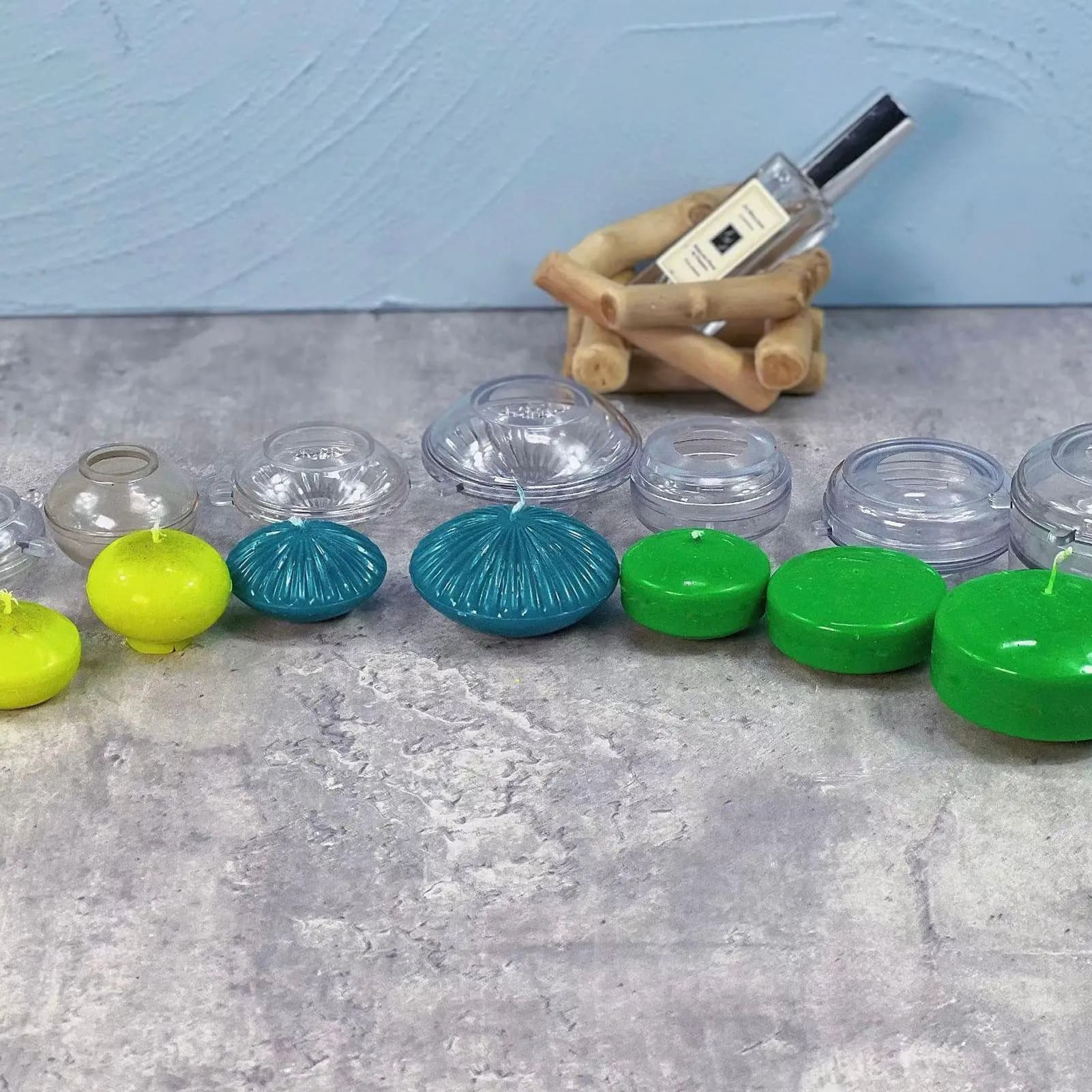 Candle Mold PC Floating Candle Mould For Candle Making 3D DIY Candle Mold For Making Candle Decorations candle mould