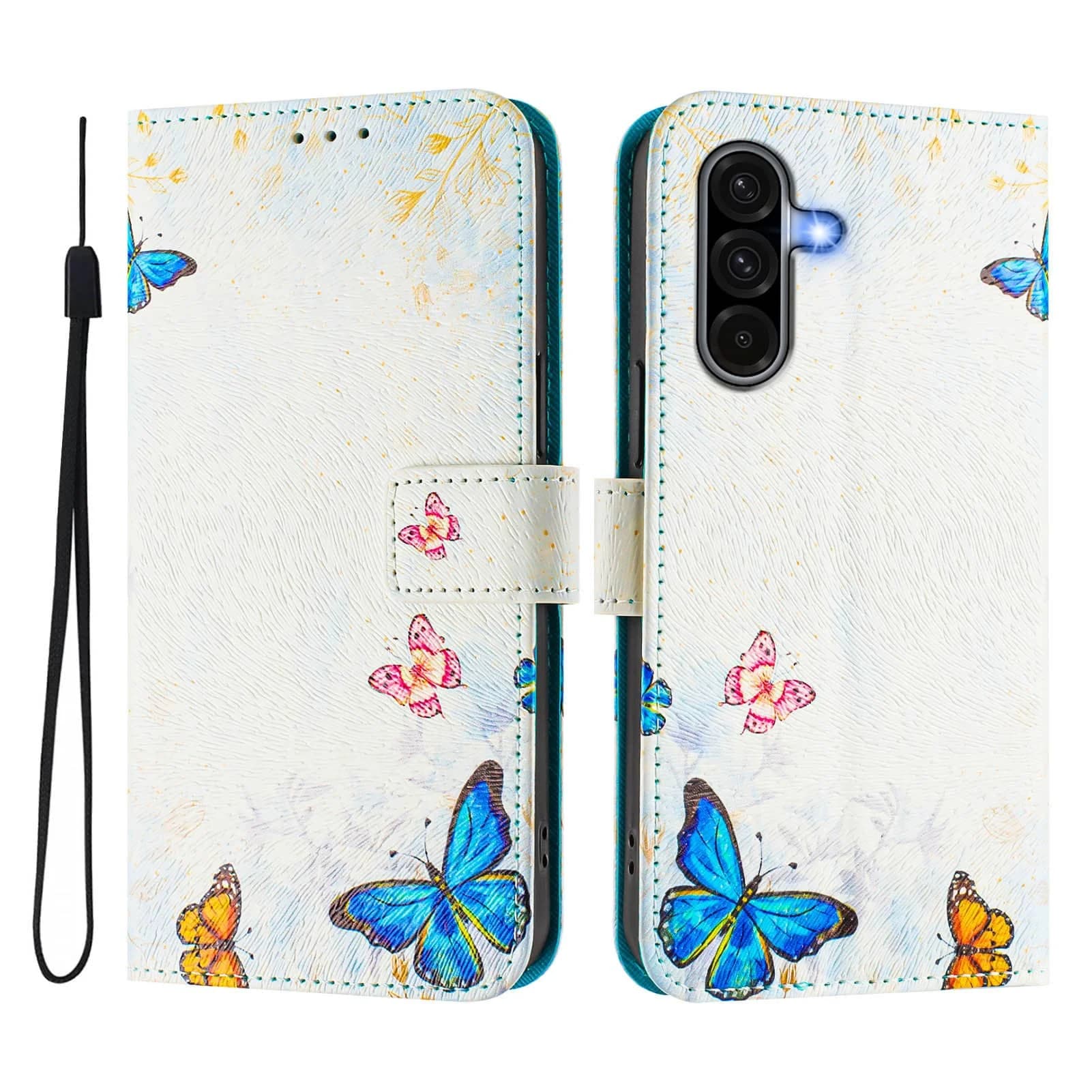 Custodia a portafoglio WEFOR per Samsung Galaxy A26/A32/A33/A34/A35/A36/A51/A52/A53/A54/A55/A56 – Custodia a libro carina con porta carte estetica