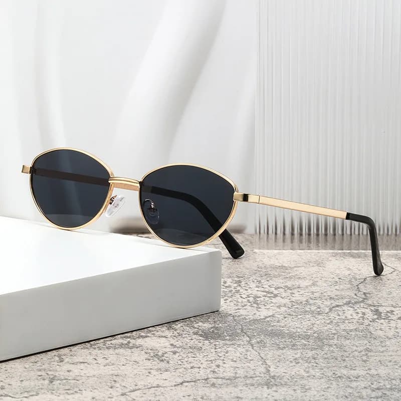 New Popular Rimless Polygonal Women Sunglasses Brand Designer Men Shades Outdoor Summer Traveling Sunglass UV400