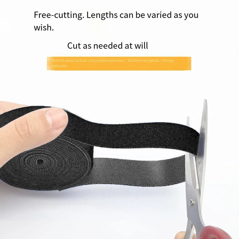 1m Fishing Rod Tie Holders Straps Belts Suspenders Fastener Hook Loop Cable Cord Ties Belt Fishing Tools Accessories Gadget