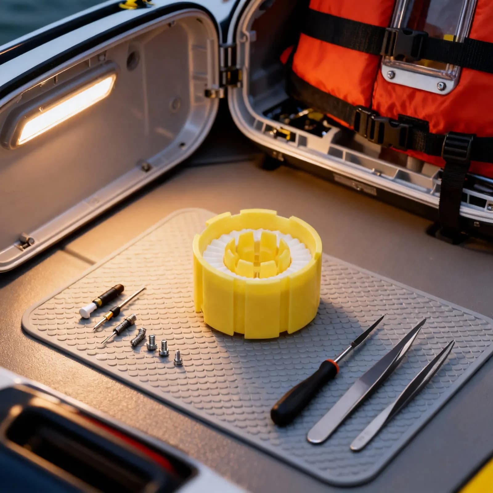 Dispositivo di Ricambio per Giubbotto di Salvataggio Gonfiabile Automatico: Inflator di Emergenza, Accessorio di Attivazione Sicurezza