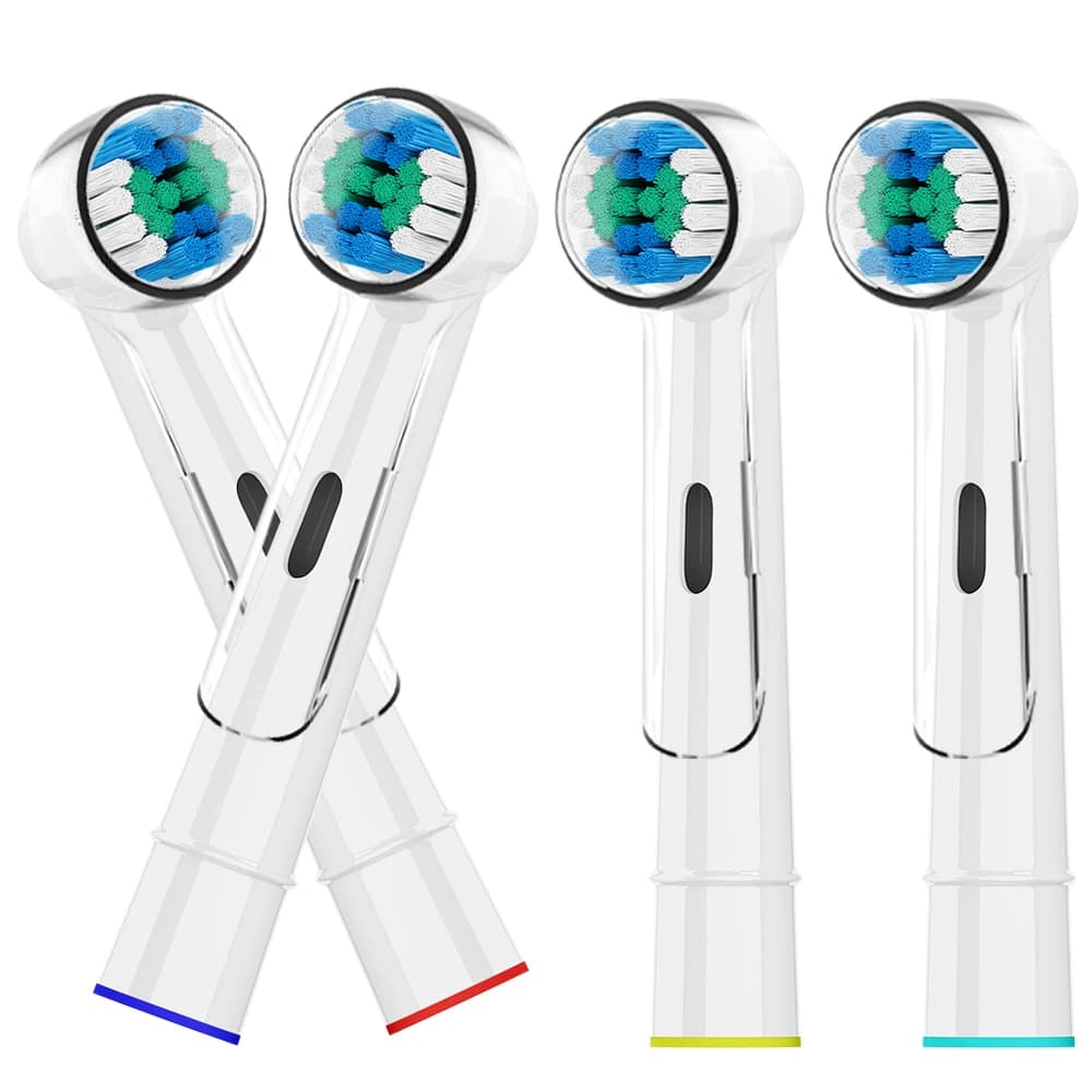 Compatibile con spazzolini elettrici Oral B, testine di ricambio e coperture antipolvere per testine per spazzolino Pro 1000 3000 7000