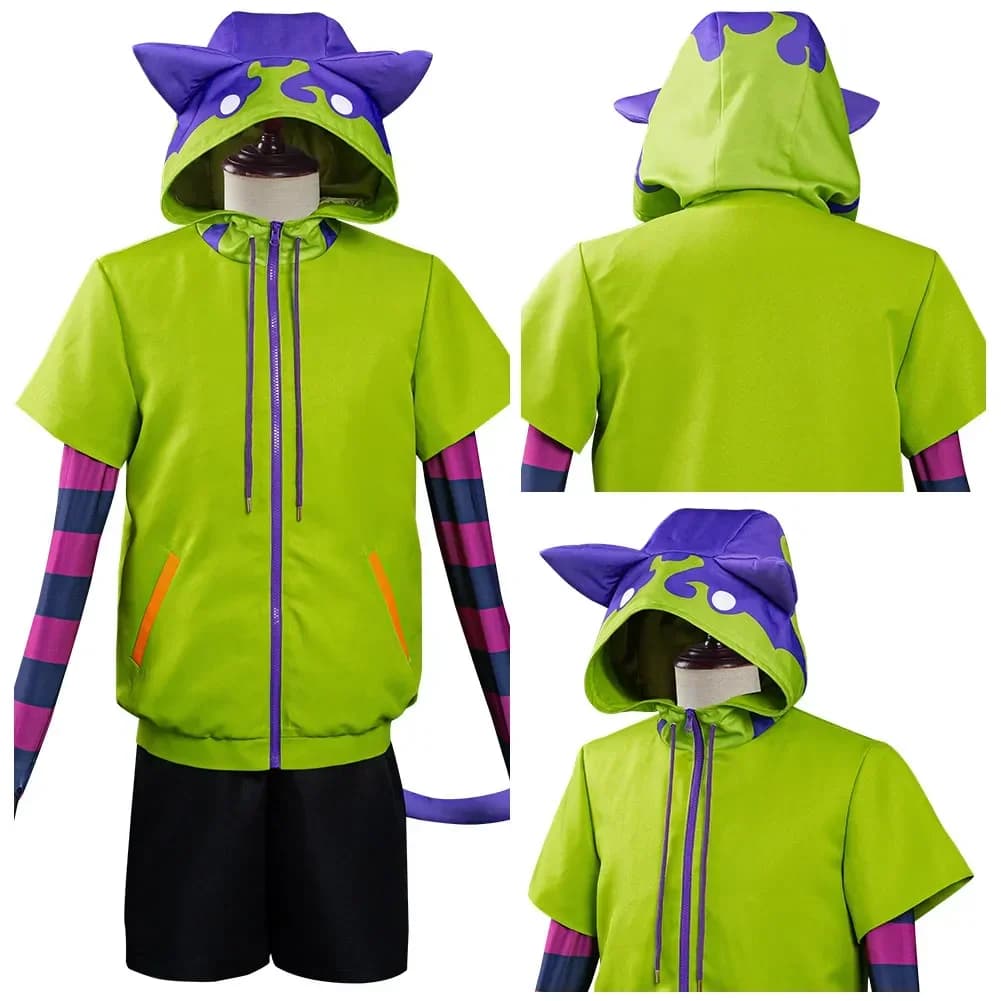 SK8 Miya Felpe Costume The Infinity SK 8 Miya Costumi Cosplay Chinen Miya Giacca Coda Guanti Abiti da festa Completo