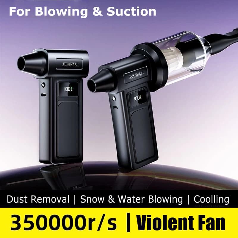 350000r/s Violento Ventilatore Super Potente Aspirazione Aspirapolvere Soffiante 2in1 Brushless Turbo Vento Forte Per Il Pulitore Della Polvere