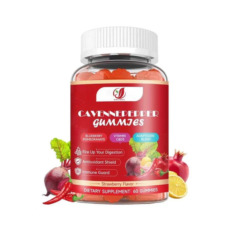 Integratori di vitamine e minerali in gommose per aiutare a rafforzare il sistema immunitario e a supportare la salute generale, 60 gommose