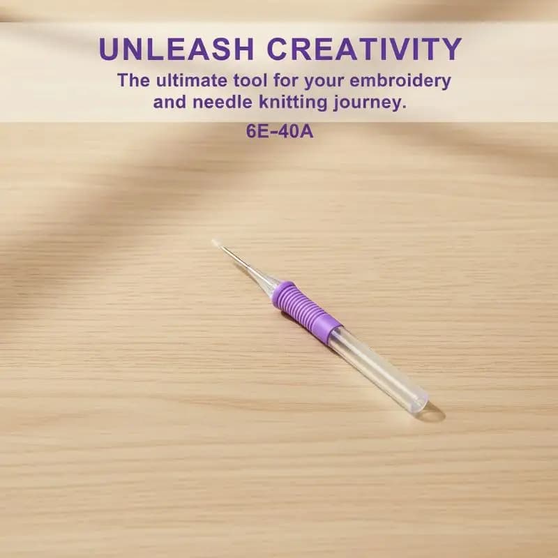 Knitting Weaving Embroidery Punch Needle Threader Durable Pen Set for DIY Needlework Home Decor and Crafts