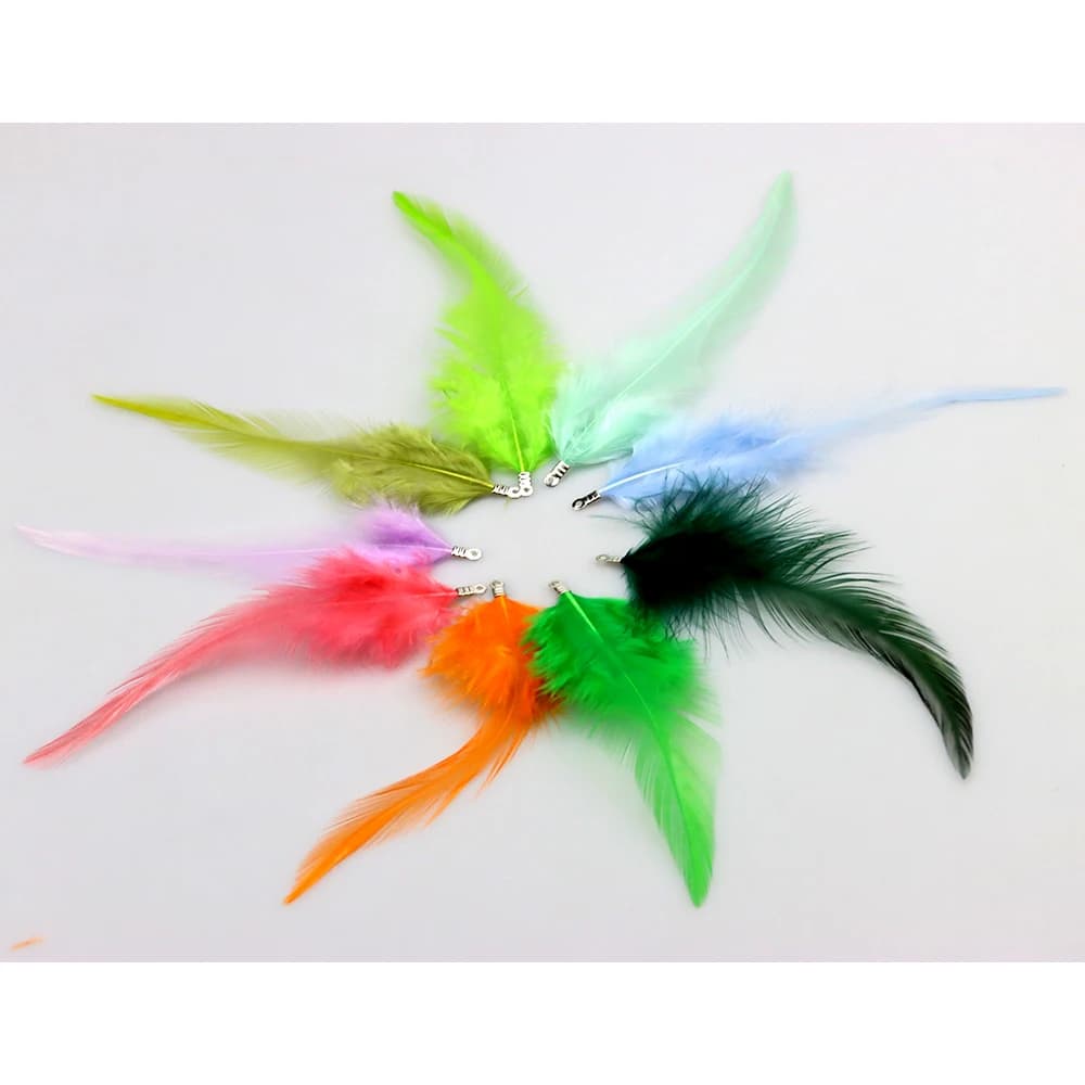 8CM Rooster Feather 10PCS/LOT Natural Feather Tassel Hair Accessories Home Decoration Dream Catcher DIY Jewelry Accessories