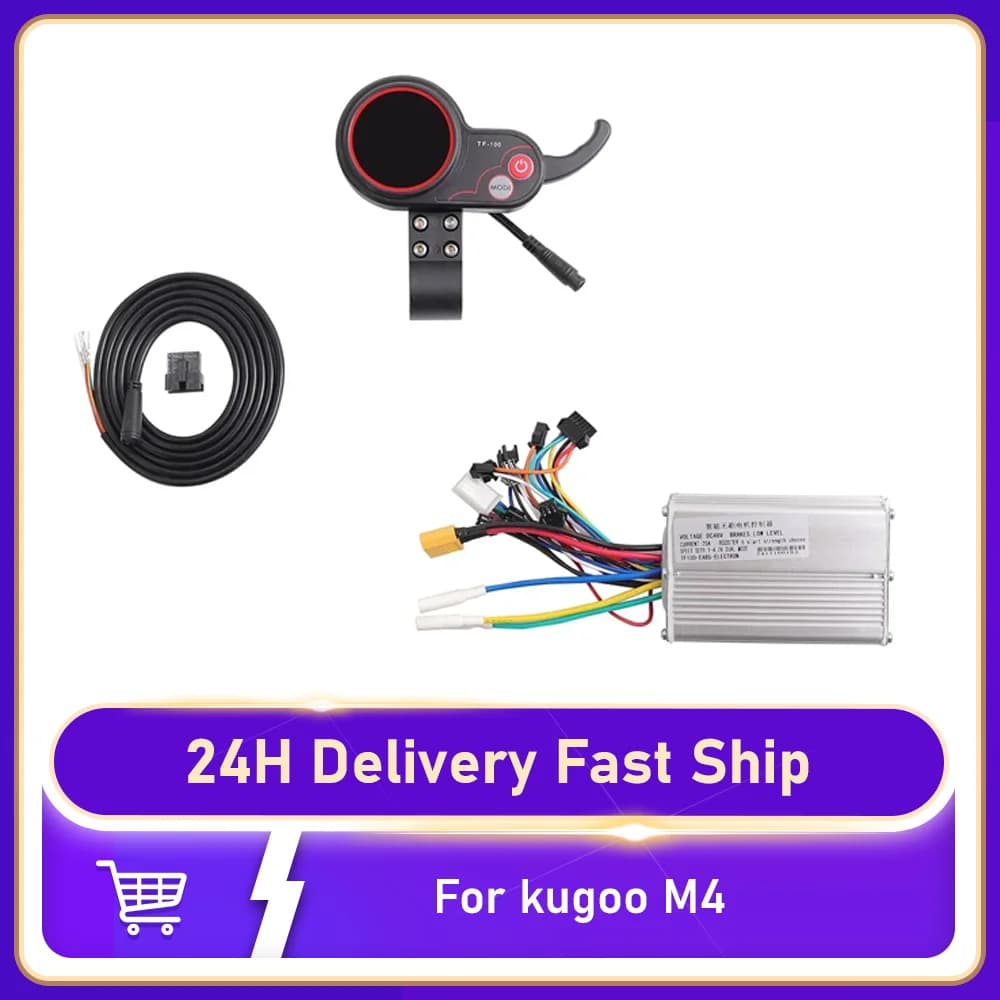 With Cable 20A 25A 48V Brushless Motor Sine Wave Part for kugoo M4 Electric Scooter Universal Controller with TF-100 LCD Display