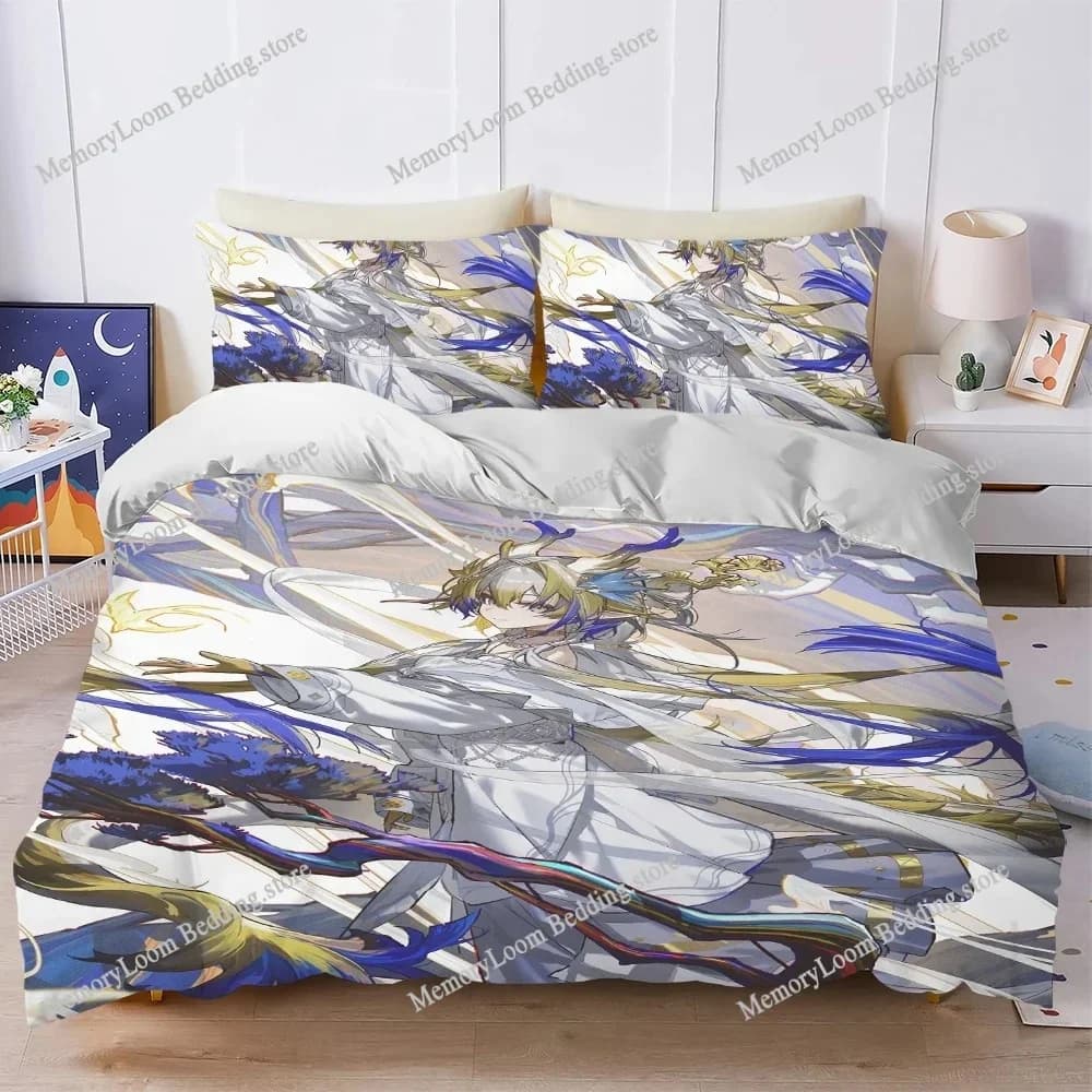 Arknights Game Duvet Cover Set Home Style Bedding Soft Laundry Cotton Bed Student Dormitory Gift Home Textileextile741