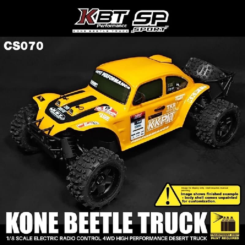 Kkpit Kbt Sp 1/8 Beetle RC Car 4WD Simulazione Elettrica Desert Truck Fuoristrada Buggy da Arrampicata Telaio Modello Veicolo Giocattolo per Ragazzi