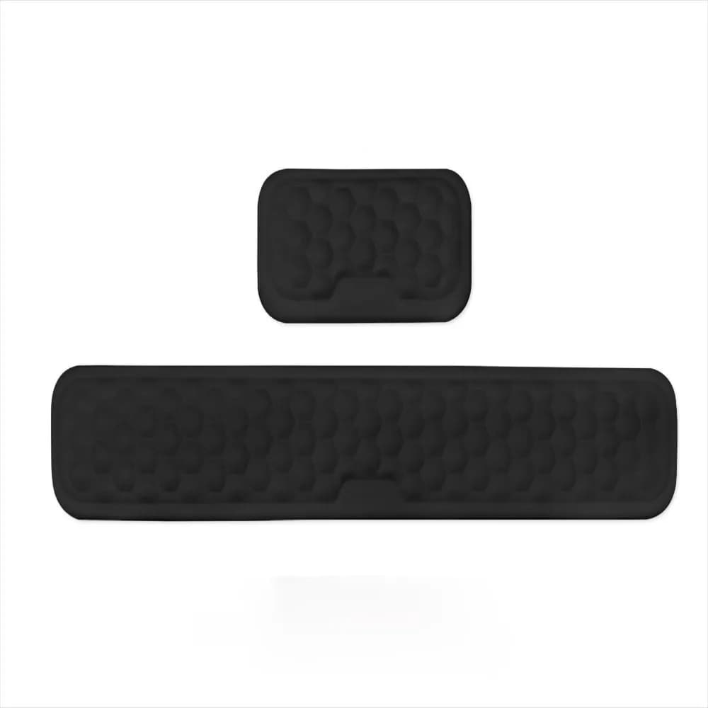Nuovo tappetino per mouse ergonomico memory foam poggiapolsi braccialetto tappetino per mouse cuscino per le mani con tastiera morbida antiscivolo