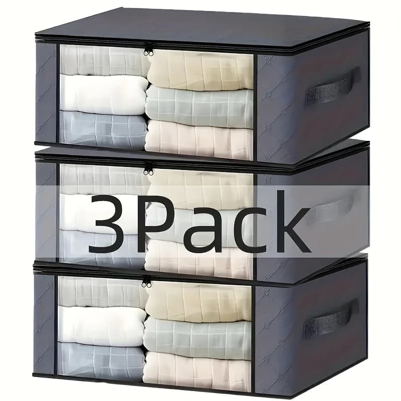 【Scatola per gioielli e accessori】Una borsa pieghevole con finestra in PVC, 12,2 x 3,9 x 6,3 pollici - Portatile e facile da riporre!
