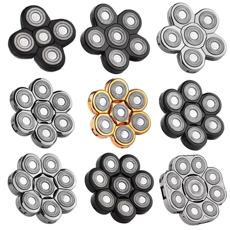 Testina di ricambio per rasoio elettrico e tagliacapelli naso, testina di ricambio 3D 4D 5D 6D 7D 8D 9D con lame flottanti per barba