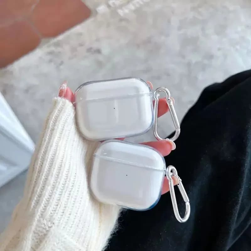 Custodia Protettiva Morbida in TPU Trasparente per Auricolari AirPods Pro 2, 3, 4, 3a Generazione, 2025 Gen - Accessori