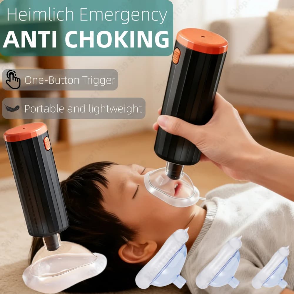 Dispositivo di Soccorso Anti-Soffocamento per Primo Soccorso, Maschere Heimlich per Adulti e Bambini, Kit di Emergenza per Casa e Esterni