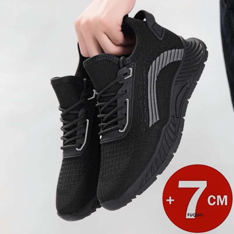 Nuove Sneakers da Uomo 2026 con Rialzo Nascosto 7cm, Scarpe Estive Traspiranti Comode Casual con Rialzo, per Sport e Tempo Libero all'Aperto