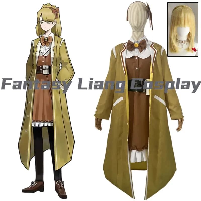 Game Library of Ruina Tiphereth Cosplay Costume Wig Full Sets Uniforn For Halloween Carnival Party Dress Up Comic Con Outfit