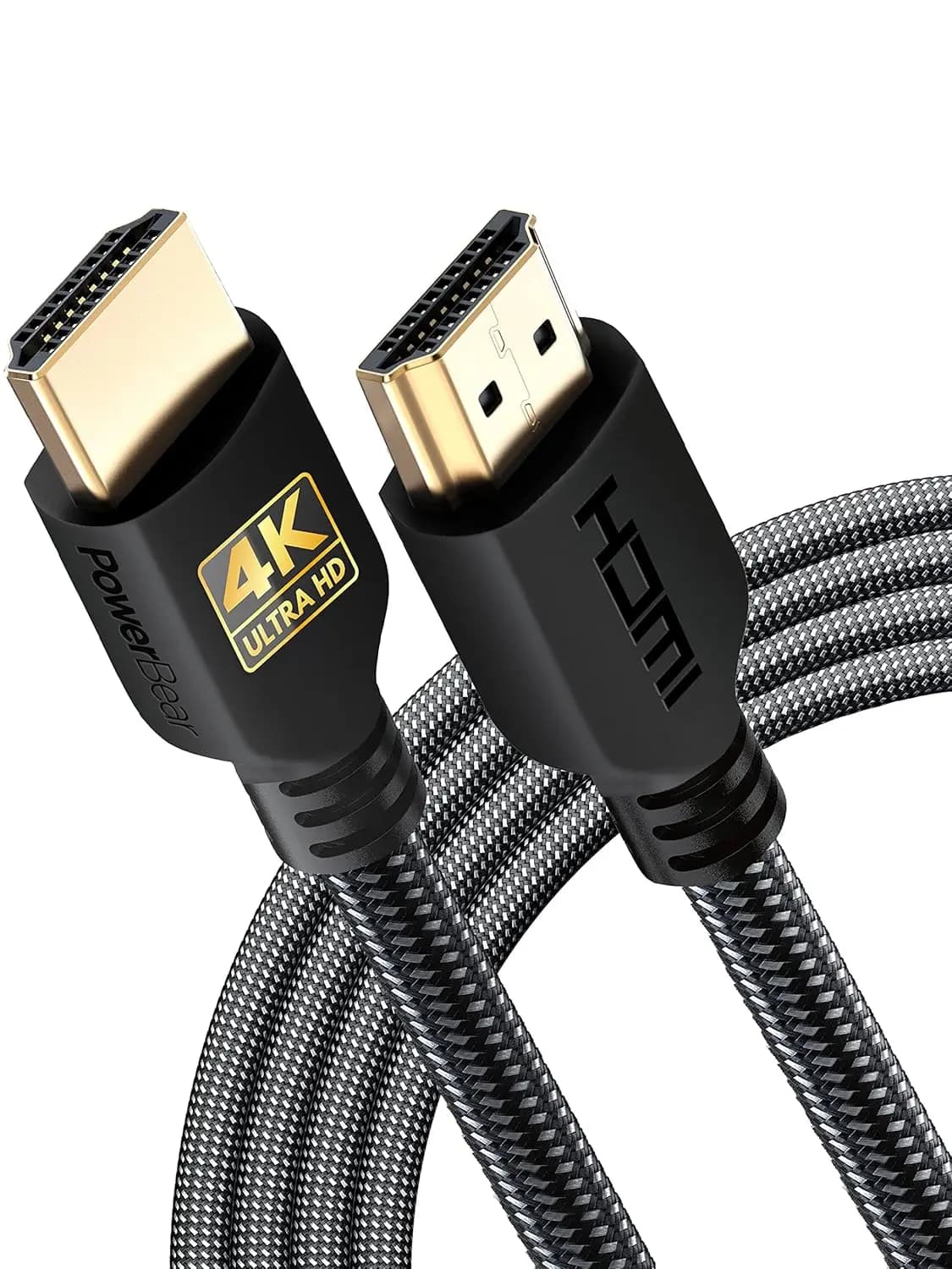 Cavo HDMI 4K 3 Metri, Nylon Intrecciato e Connettori Dorati, Alta Velocità 18Gbps, 4K@60Hz, ARC, Certificato CL3, per PS5, Xbox, Monitor, Laptop