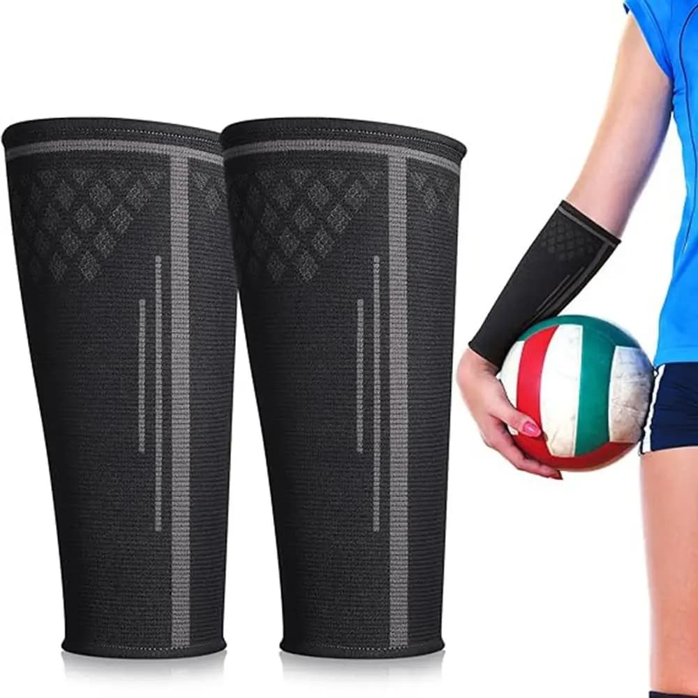 UV Protection Volleyball Arm Sleeves Elastic Wrist Support Forearm Compression Sleeve Breathable Sports Safety Arm Warmers