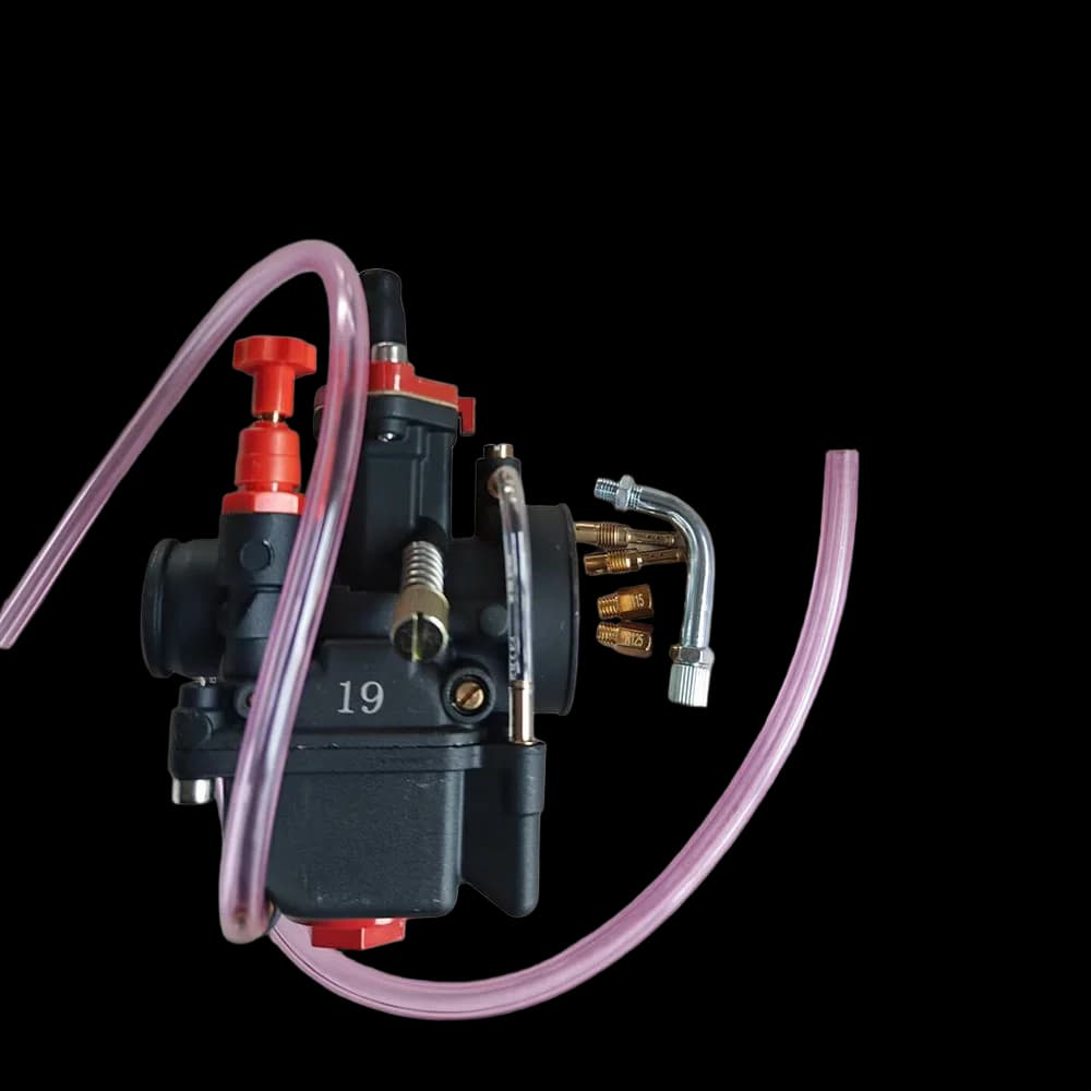 Motorcycle Carburetor Small Pwk 15mm 17mm 19mm 21mm 23mm Flat Curtain Carburetor fit for 50cc-125cc Scooter Moped