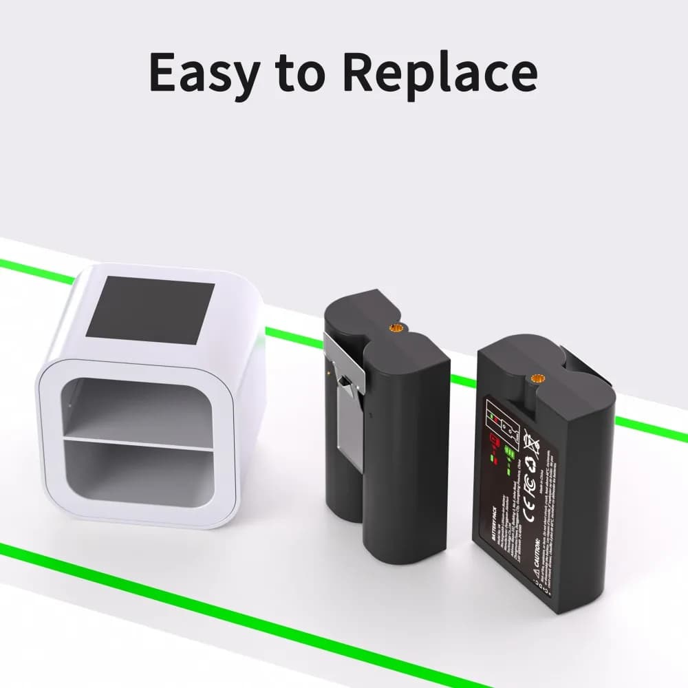 Batteria agli ioni di litio PUJIMAX per Ring-Video V4 compatibile con Ring Video Doorbell 4/3/2 Stick Up Cam (2a e 3a generazione) 3,65 V