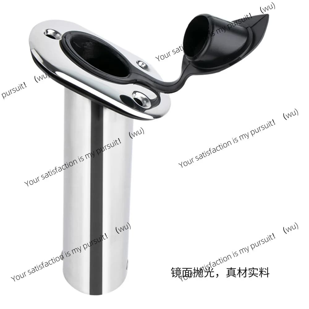Stainless Steel Barrel Boat, Fishing Rod Holder, Embedded Fishing Boat Speedboat Base, Ship Hardware Accessories