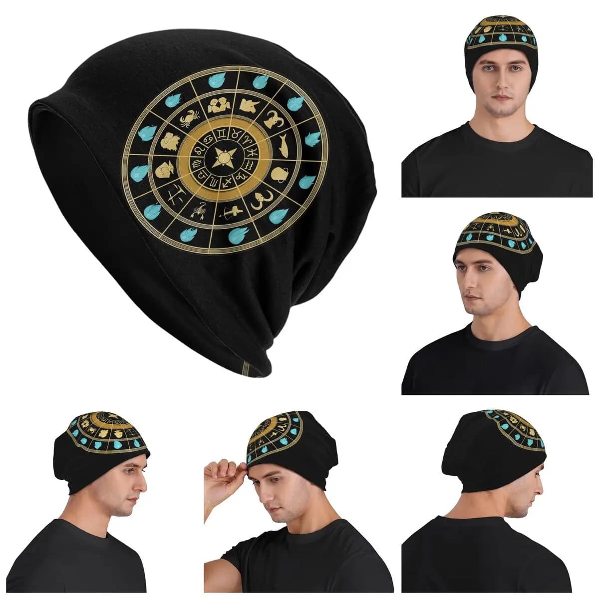 Saint Seiya Unisex Adult Beanies Caps Knitted Bonnet Hat Warm Fashion Autumn Winter Outdoor Skullies Hats