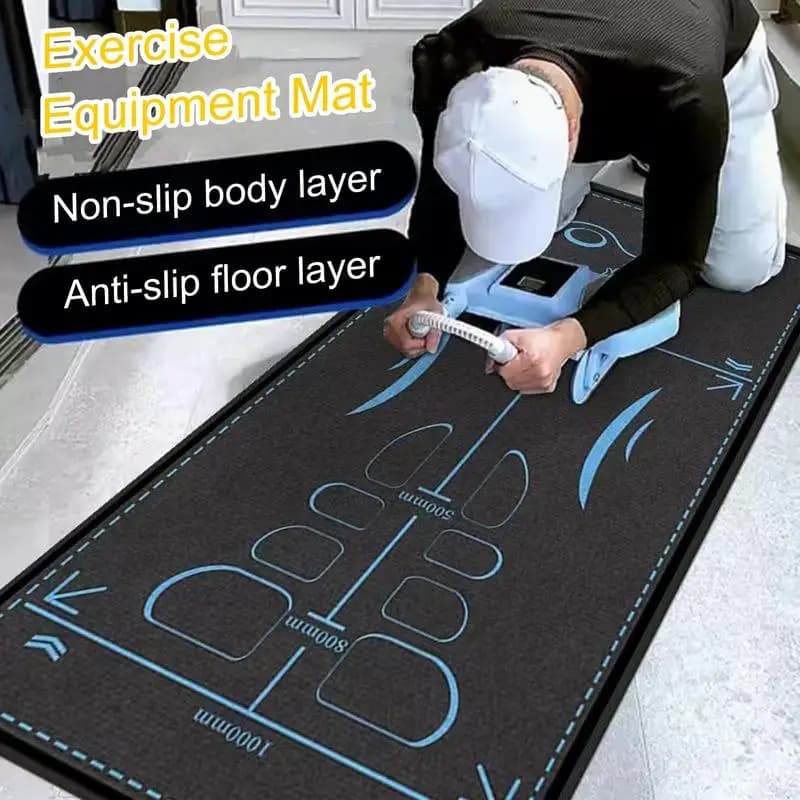 Yoga Mat Non Slip Shock Absorber Thick Kneeling Mat Kneeling Pads Reusable Gym Mat For Women Men Home Pilates Floor Workouts