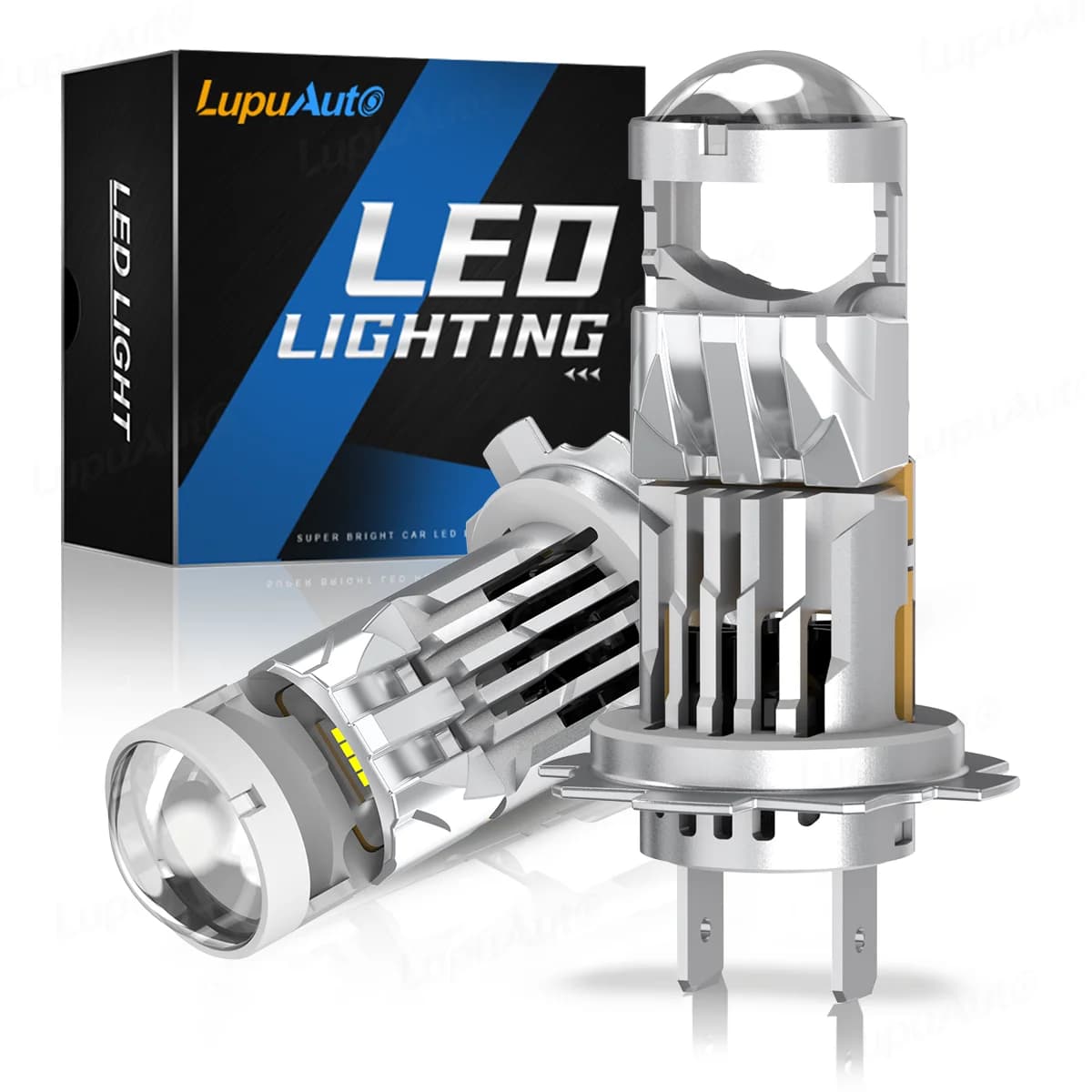 2 pezzi H7 fari a LED lenti per proiettori LHD Mini Auto lampadine per fari per auto 12V 24V Canbus Plug and Play lampada automatica 6500K