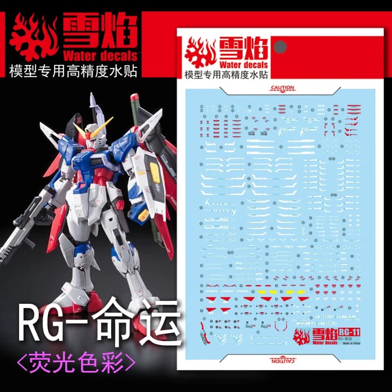 Decalcomanie modello Strumento per decalcomanie per scivoli d'acqua per modelli di adesivi RG Destiny 1/144 Accessori per giocattoli