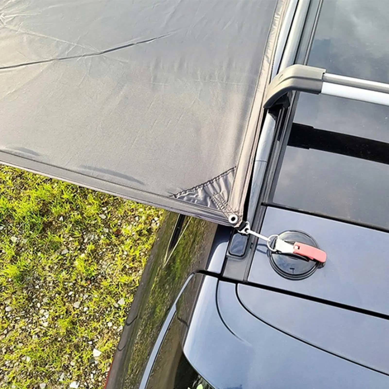 Ancoraggi a ventosa per tende Gancio di fissaggio per tende da campeggio durevoli e resistenti Furgone per auto da campeggio con gancio di fissaggio