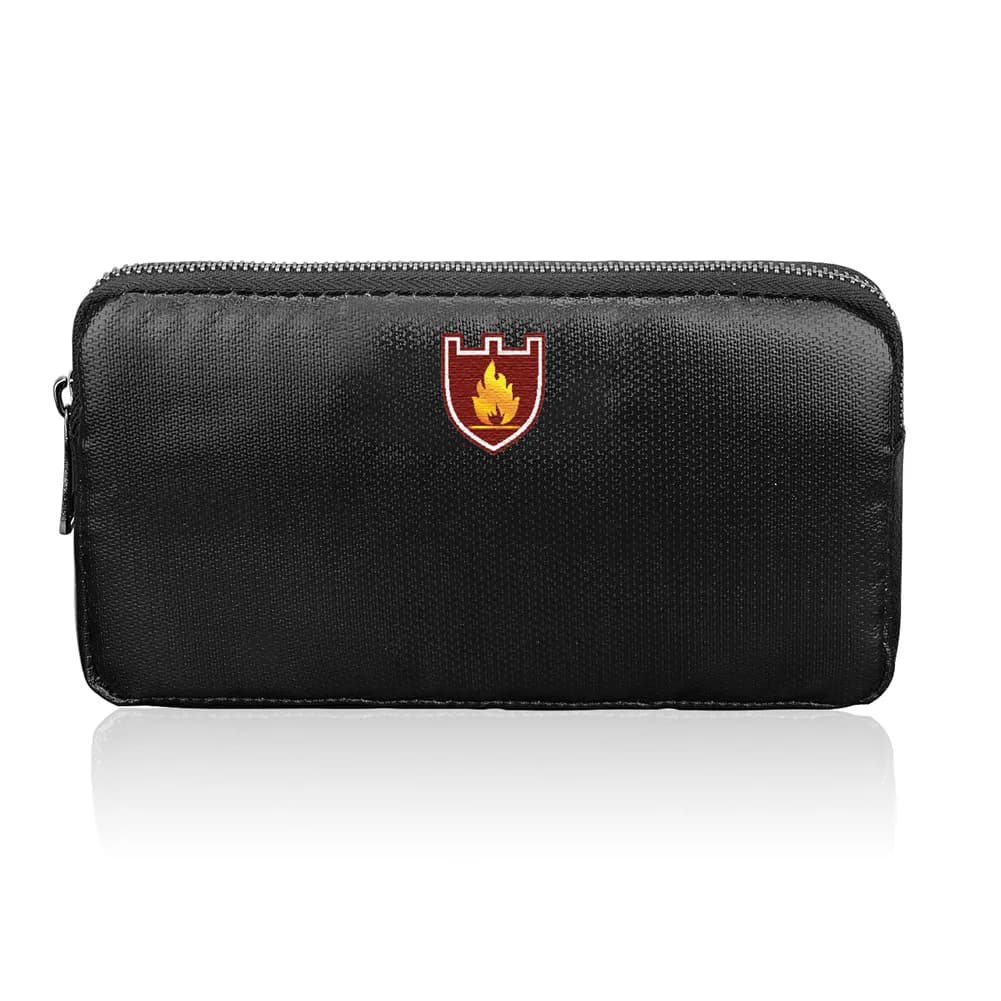 Pacchetto di archiviazione ignifugo Impermeabile ignifugo GPS RFID Faraday Bag Custodia per soldi Portafoglio portatile Busta Contenitore con cerniera