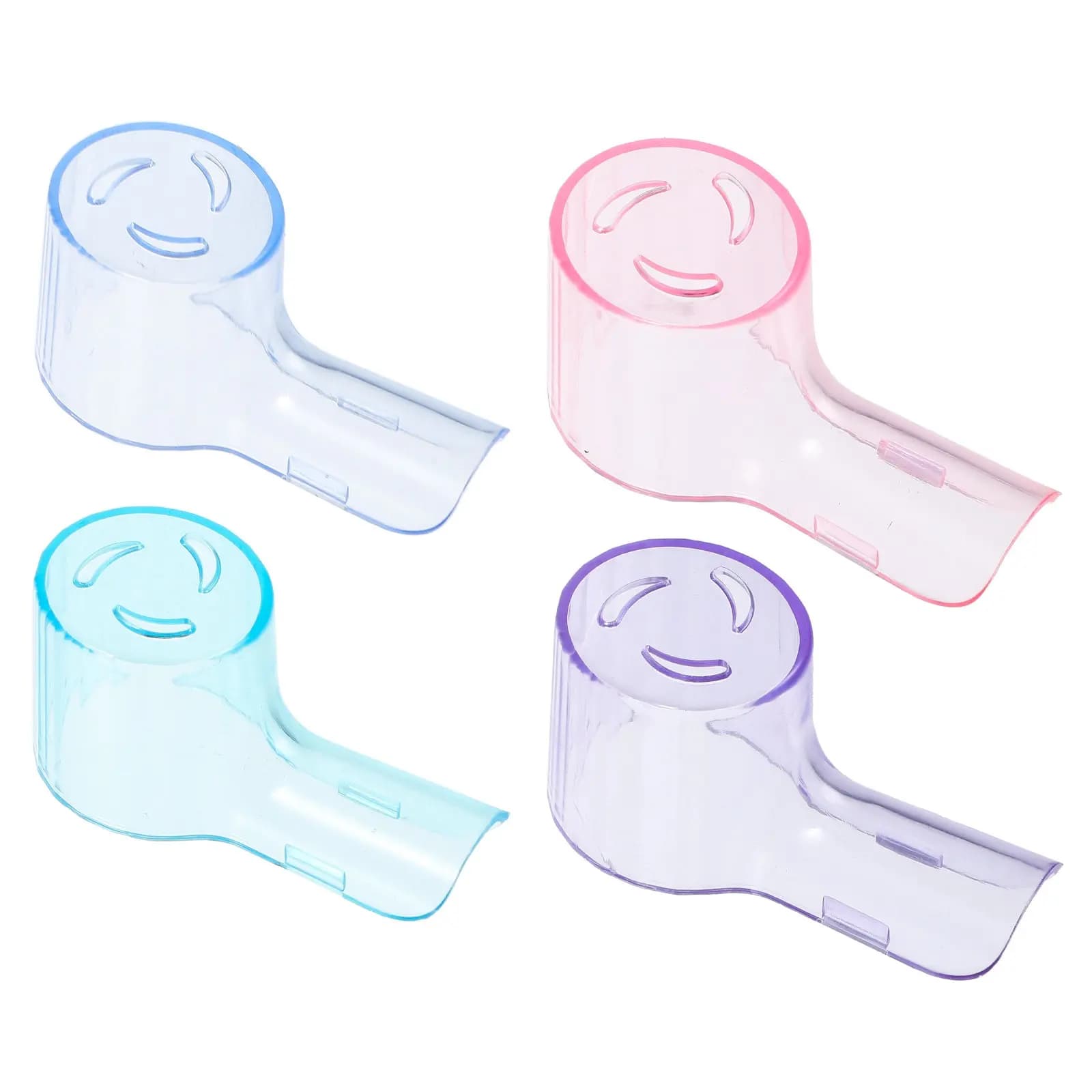 4 pezzi di coperture protettive in plastica per testine di spazzolini da denti, coperture antipolvere per spazzolini elettrici da viaggio, compatibili con Oral-